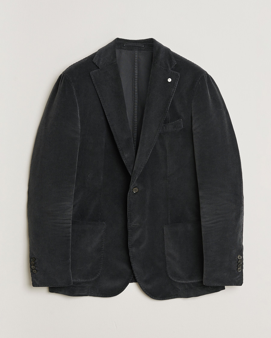 Homme | Pre-owned Blazers | Pre-owned | L.B.M. 1911 Jack Corduroy Blazer Grey 54