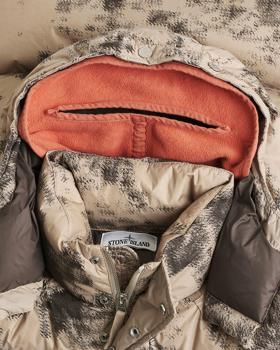 Homme | Pre-owned Manteaux Et Vestes | Pre-owned | Stone Island Thermo Sensitive Camo Down Jacket Dove Grey L