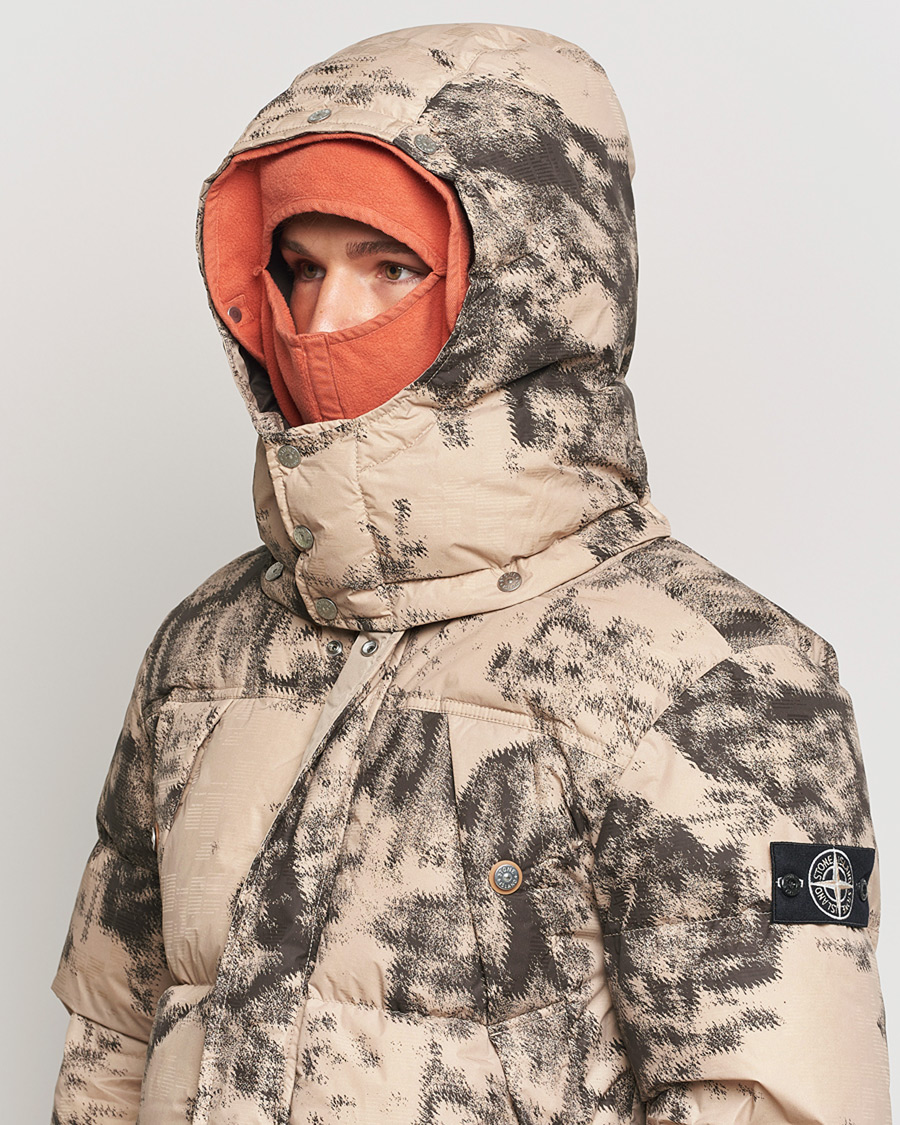 Homme | Pre-owned Manteaux Et Vestes | Pre-owned | Stone Island Thermo Sensitive Camo Down Jacket Dove Grey L