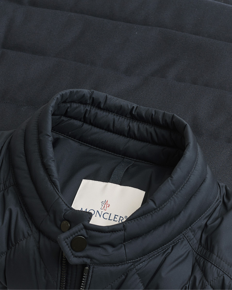 Homme | Pre-owned Manteaux Et Vestes | Pre-owned | Moncler Tuena Biker Jacket Navy 3 - L