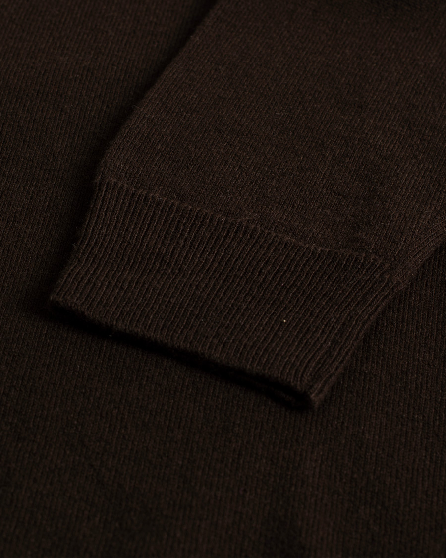 Homme | Zanone Virgin Wool/Cashmere Rollneck Brown 50 | Pre-owned | Zanone Virgin Wool/Cashmere Rollneck Brown 50
