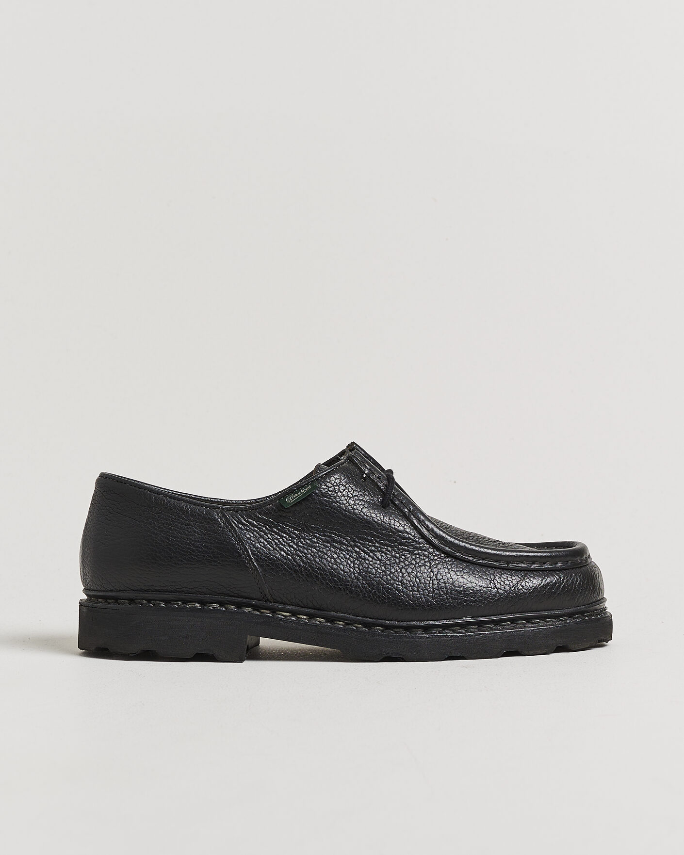 Homme | Pre-owned Chaussures cousues trépointe | Pre-owned | Paraboot Michael Derby Black Deerskin 43,5