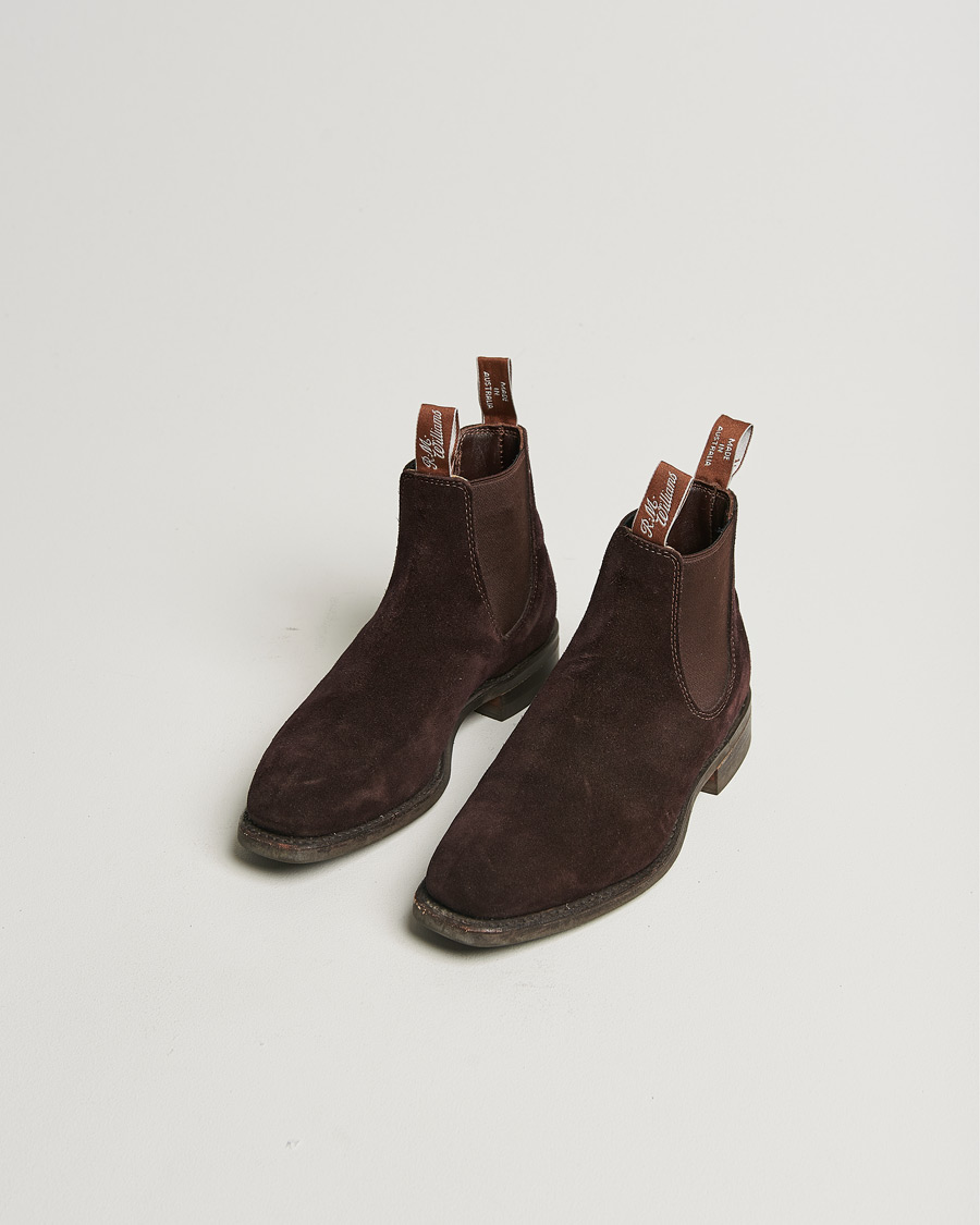 Homme | R.M.Williams Comfort Craftsman G Boot Chocolate Suede | Pre-owned | R.M.Williams Comfort Craftsman G Boot Chocolate Suede