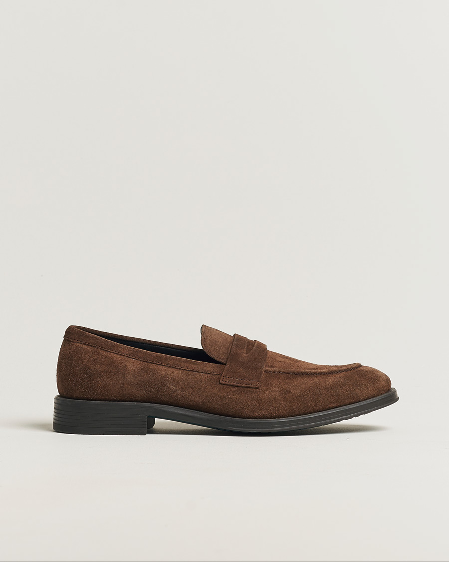 Homme | Paul Smith Pierce Suede Loafer Dark Brown UK8 - EU42 | Pre-owned | Paul Smith Pierce Suede Loafer Dark Brown UK8 - EU42