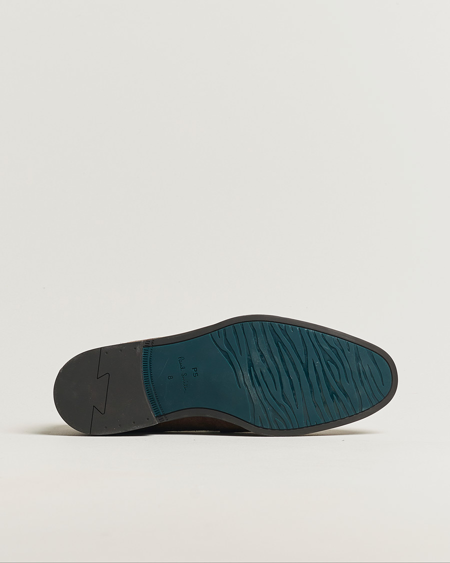 Homme | Paul Smith Pierce Suede Loafer Dark Brown UK8 - EU42 | Pre-owned | Paul Smith Pierce Suede Loafer Dark Brown UK8 - EU42