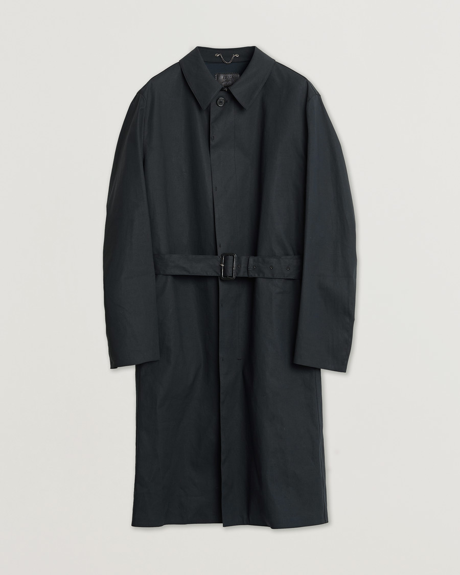 Homme | Prada Water Repellent Car Coat Dark Navy XL | Pre-owned | Prada Water Repellent Car Coat Dark Navy XL