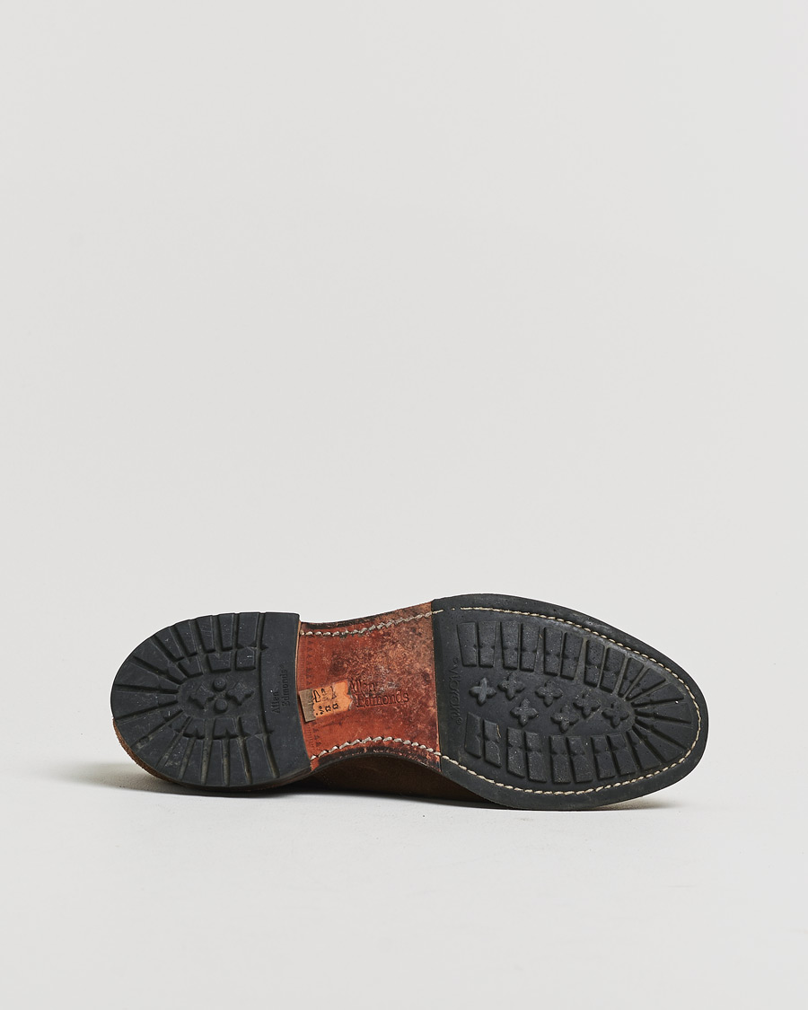 Homme | Pre-owned Chaussures cousues trépointe | Pre-owned | Allen Edmonds Barlow Oxford Dark Brown Suede UK8,5 - EU42