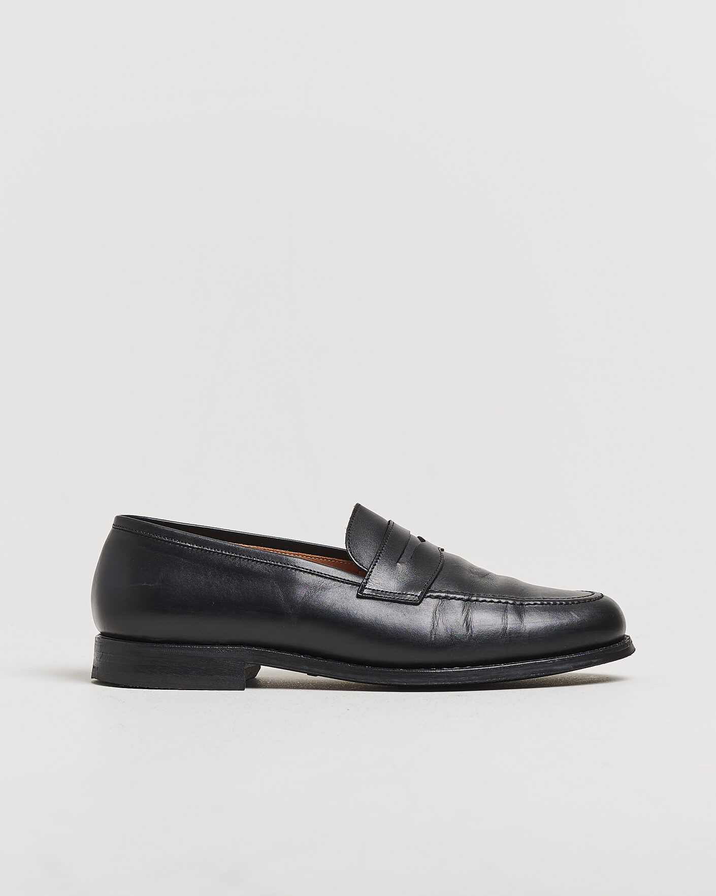 Homme | Pre-owned Chaussures cousues trépointe | Pre-owned | Myrqvist Stenhammar II Loafer Black Calf UK8 - EU42