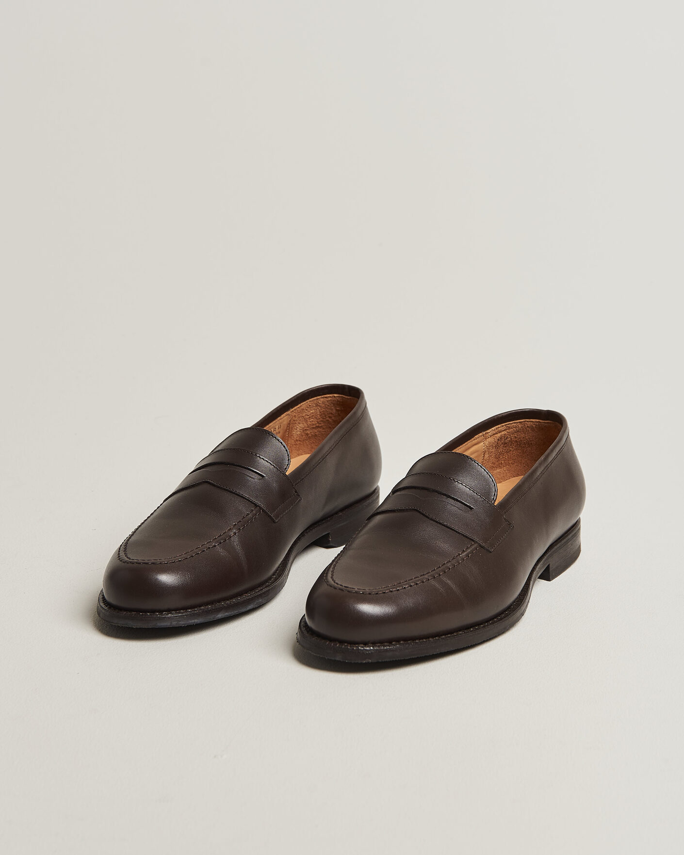 Homme | Pre-owned Chaussures cousues trépointe | Pre-owned | Myrqvist Stenhammar II Loafer Dark Brown Calf UK10 - EU44
