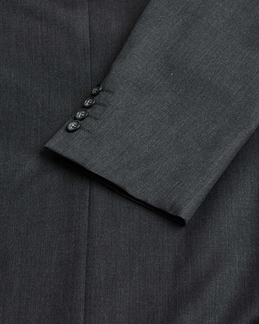 Homme | Oscar Jacobson Vintage Wool Suit Dark Grey 50 | Pre-owned | Oscar Jacobson Vintage Wool Suit Dark Grey 50