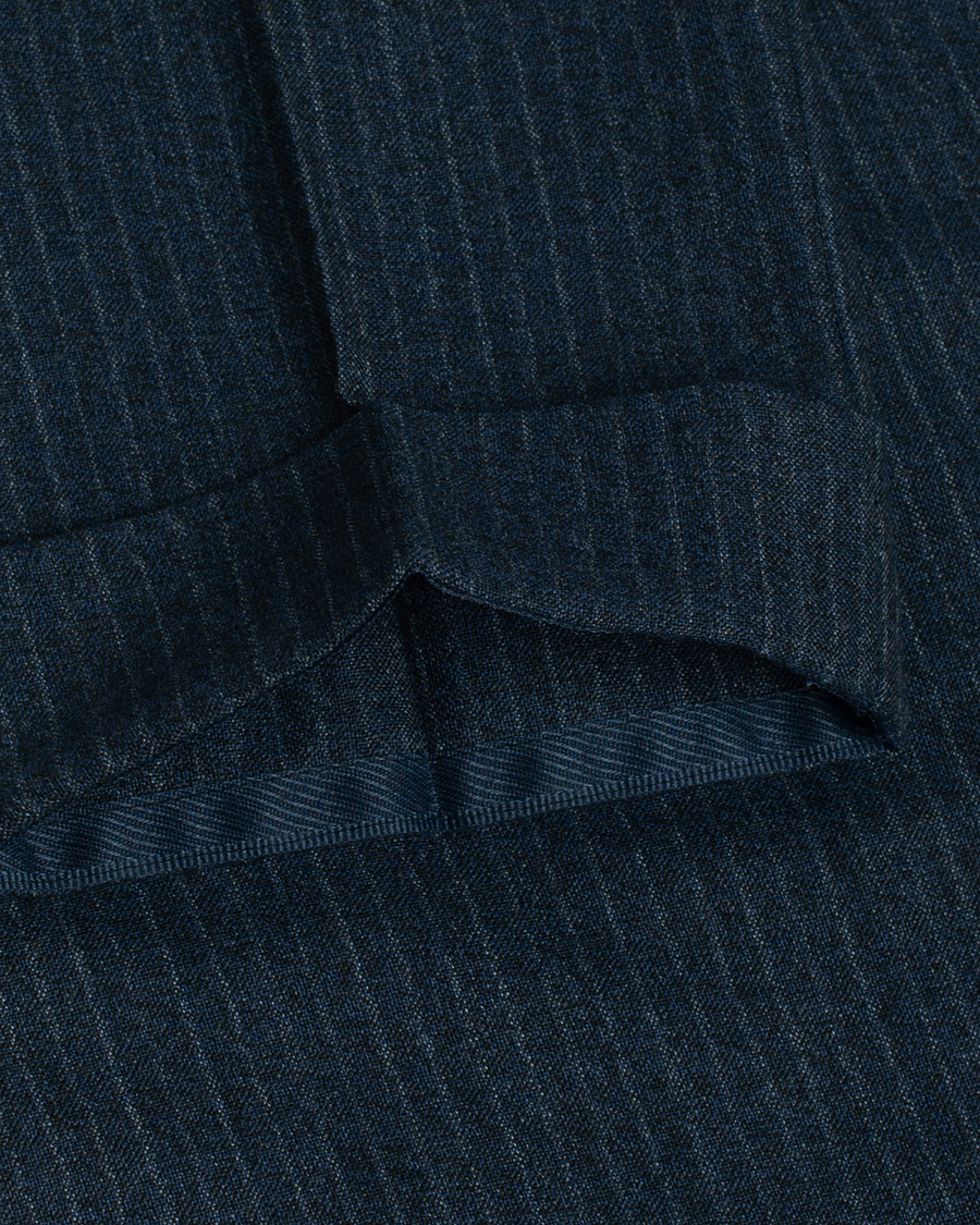Homme | Blazers | Pre-owned | Eidos Napoli 3-Piece Pinstripe Suit Wool Navy 48