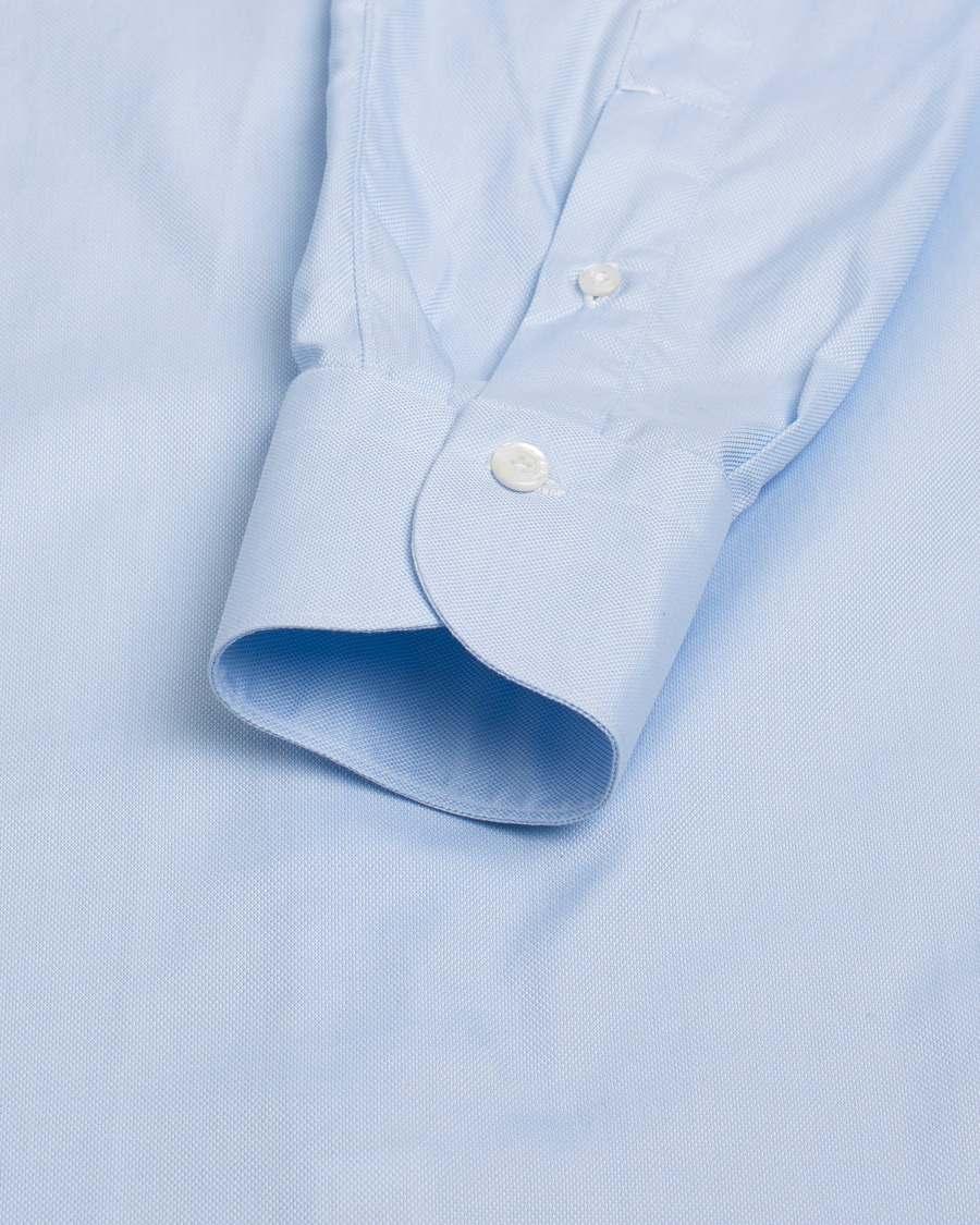 Homme | Chemises | Pre-owned | Finamore Napoli Milano Slim Royal Oxford Dress Shirt Light Blue