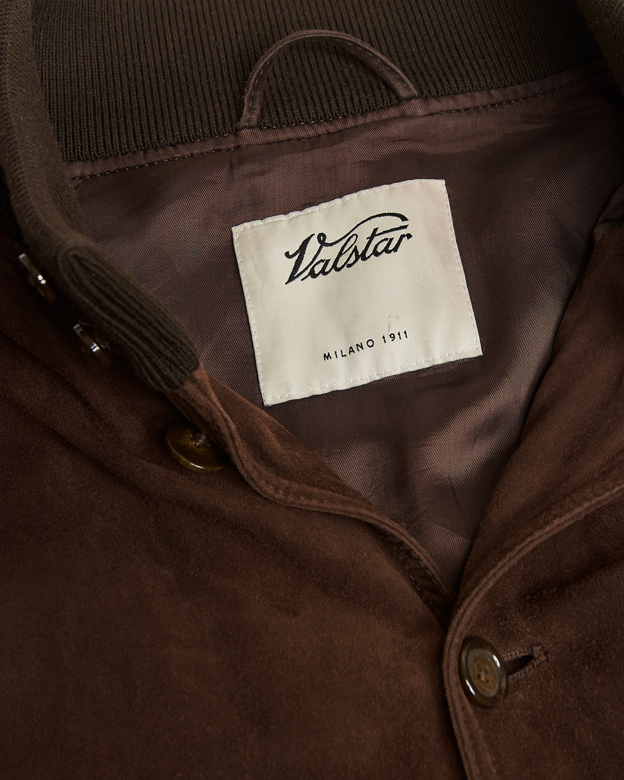 Homme | Pre-owned Manteaux Et Vestes | Pre-owned | Valstar Valstarino Suede Jacket Dark Brown 54