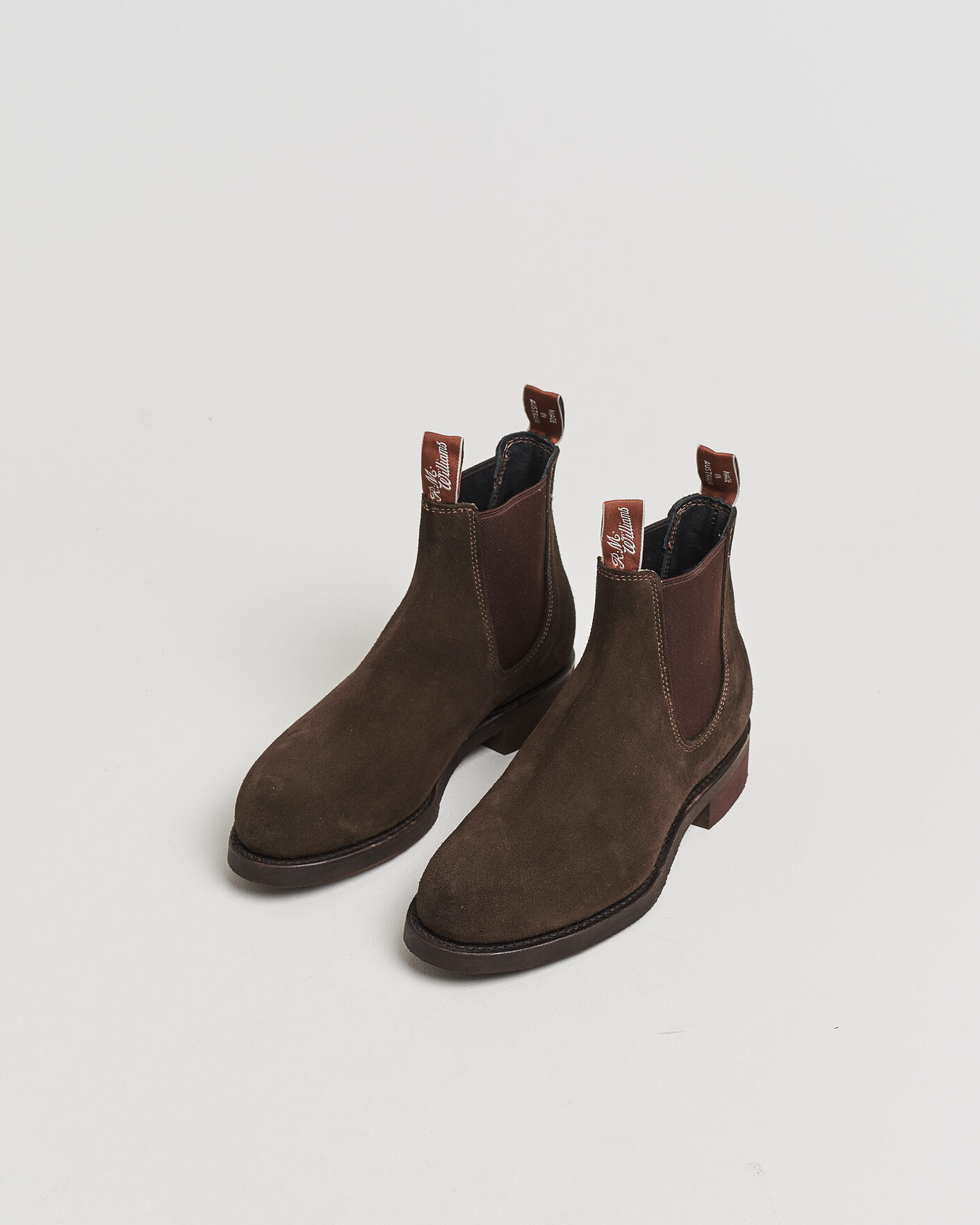 Homme | R.M.Williams Gardener G Boot Chocolate Suede UK7 - EU41 | Pre-owned | R.M.Williams Gardener G Boot Chocolate Suede UK7 - EU41