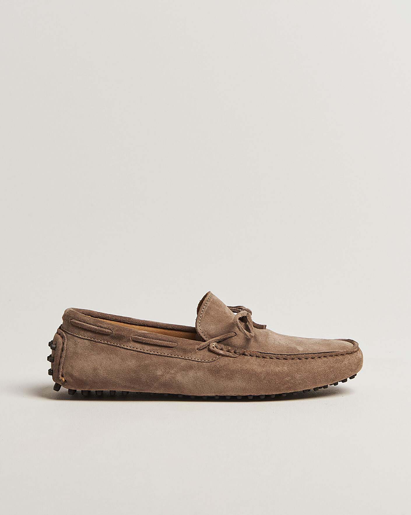 Homme | Pre-owned Chaussures | Pre-owned | Oscar Jacobson Driving Shoe Suede Taupe 44