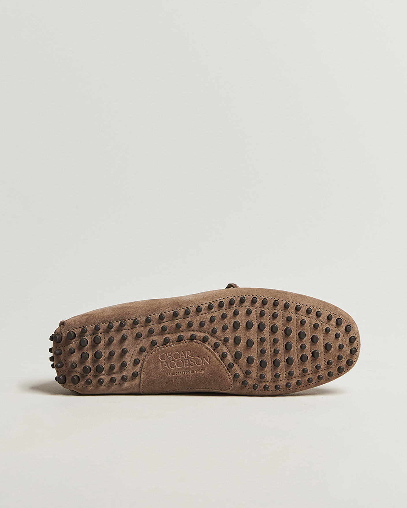 Homme | Pre-owned Chaussures | Pre-owned | Oscar Jacobson Driving Shoe Suede Taupe 44