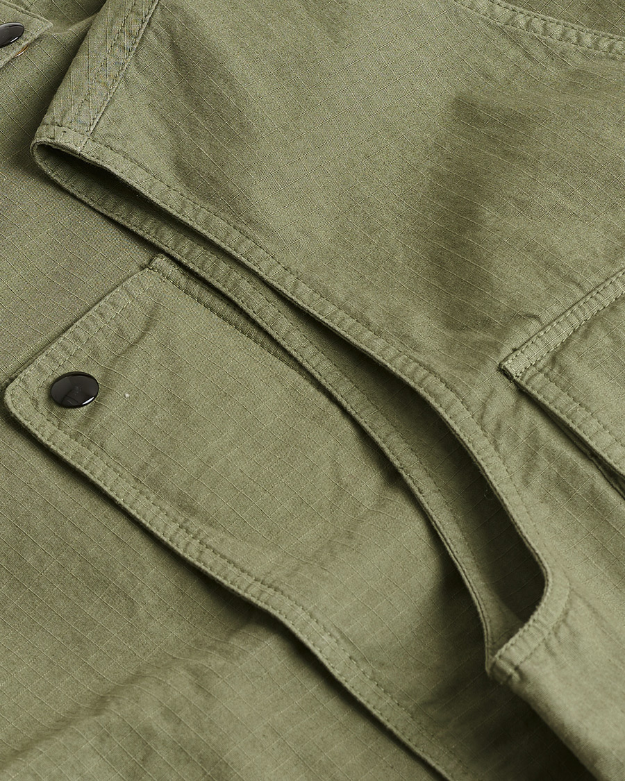 Homme | Pre-owned Manteaux Et Vestes | Pre-owned | Drake's Ripstop Utility Cotton Vest Green UK36 - EU46