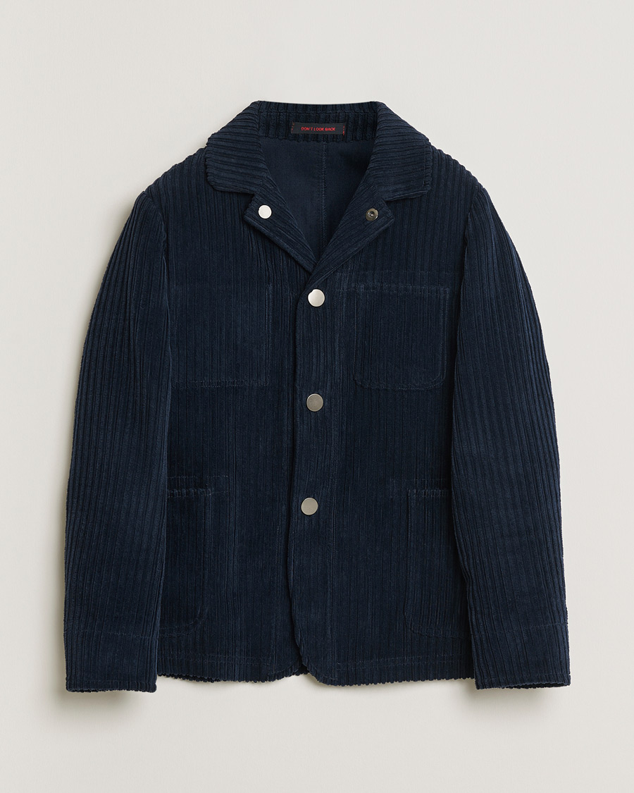 Homme | Pre-owned Chemises | Pre-owned | The Gigi Corduroy Overshirt Navy 48