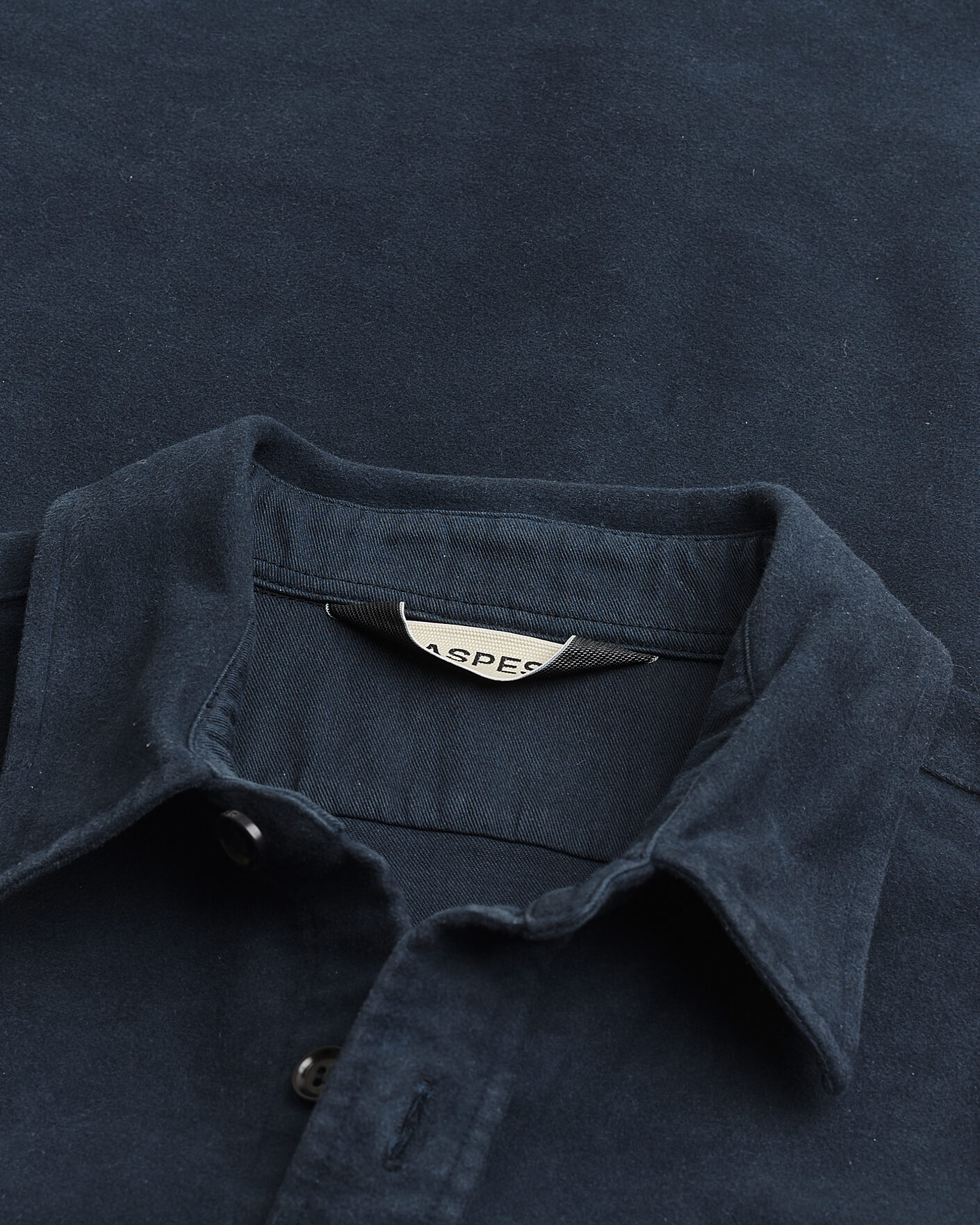 Homme | Pre-owned Chemises | Pre-owned | Aspesi Moleskine Utility Shirt Navy XL