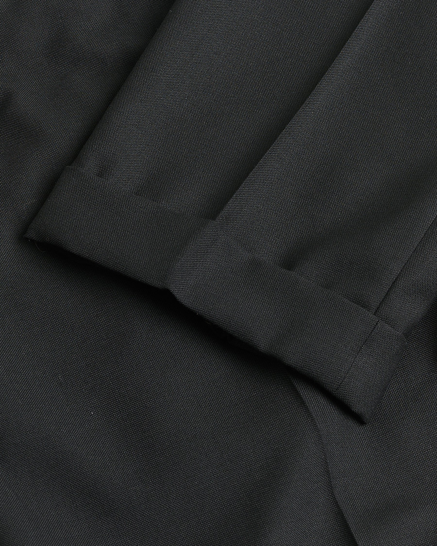 Homme | Pre-owned Pantalons | Pre-owned | Berg&Berg High Waisted Double Pleated Wool Trousers Black 52