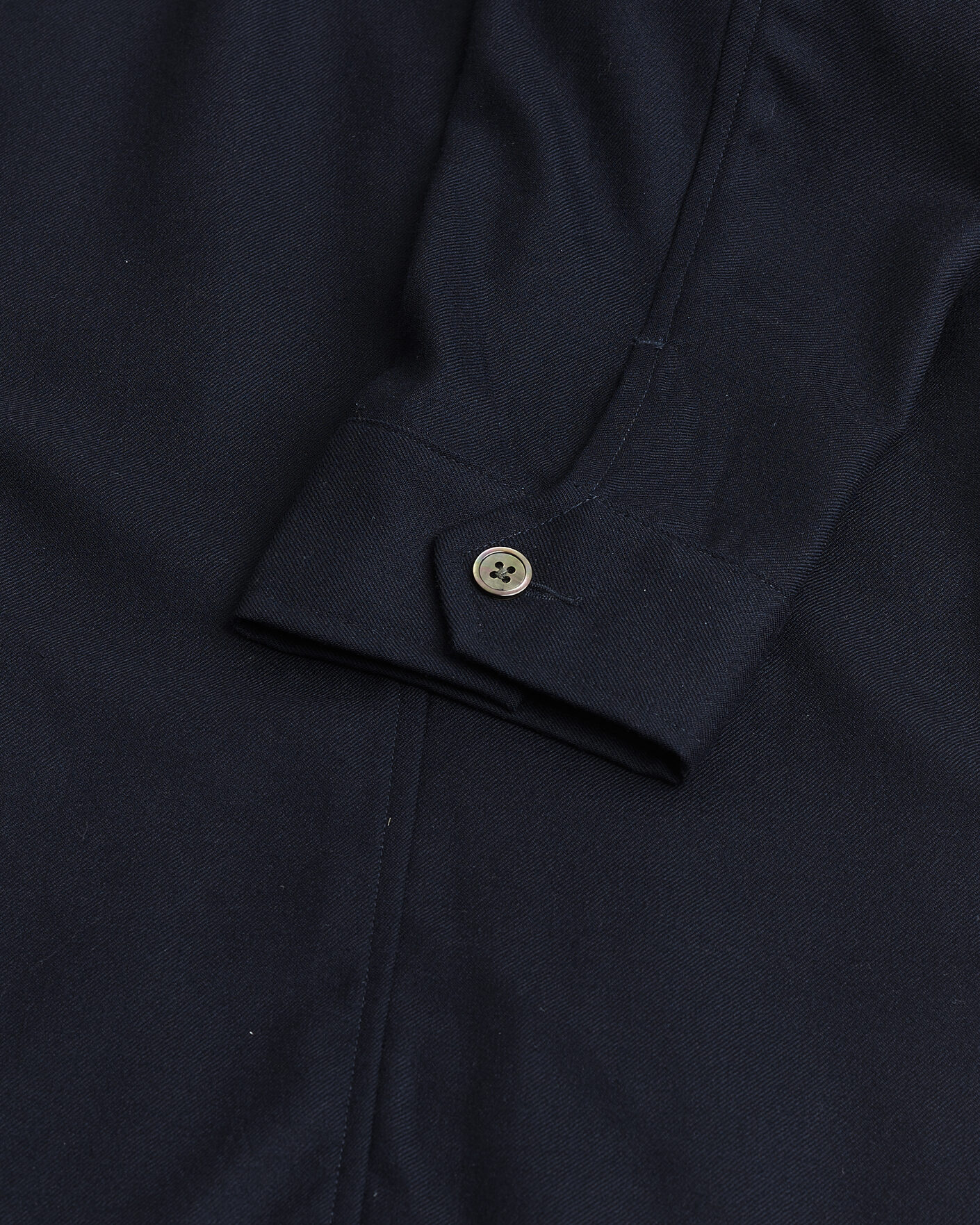 Homme | Pre-owned Chemises | Pre-owned | Stenströms Wool Overshirt Navy XXL
