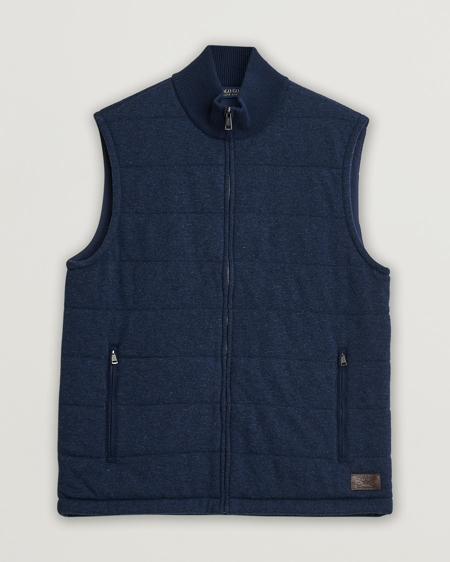 Homme | Pre-owned Manteaux Et Vestes | Pre-owned | Polo Golf Knitted Wool Vest Navy L