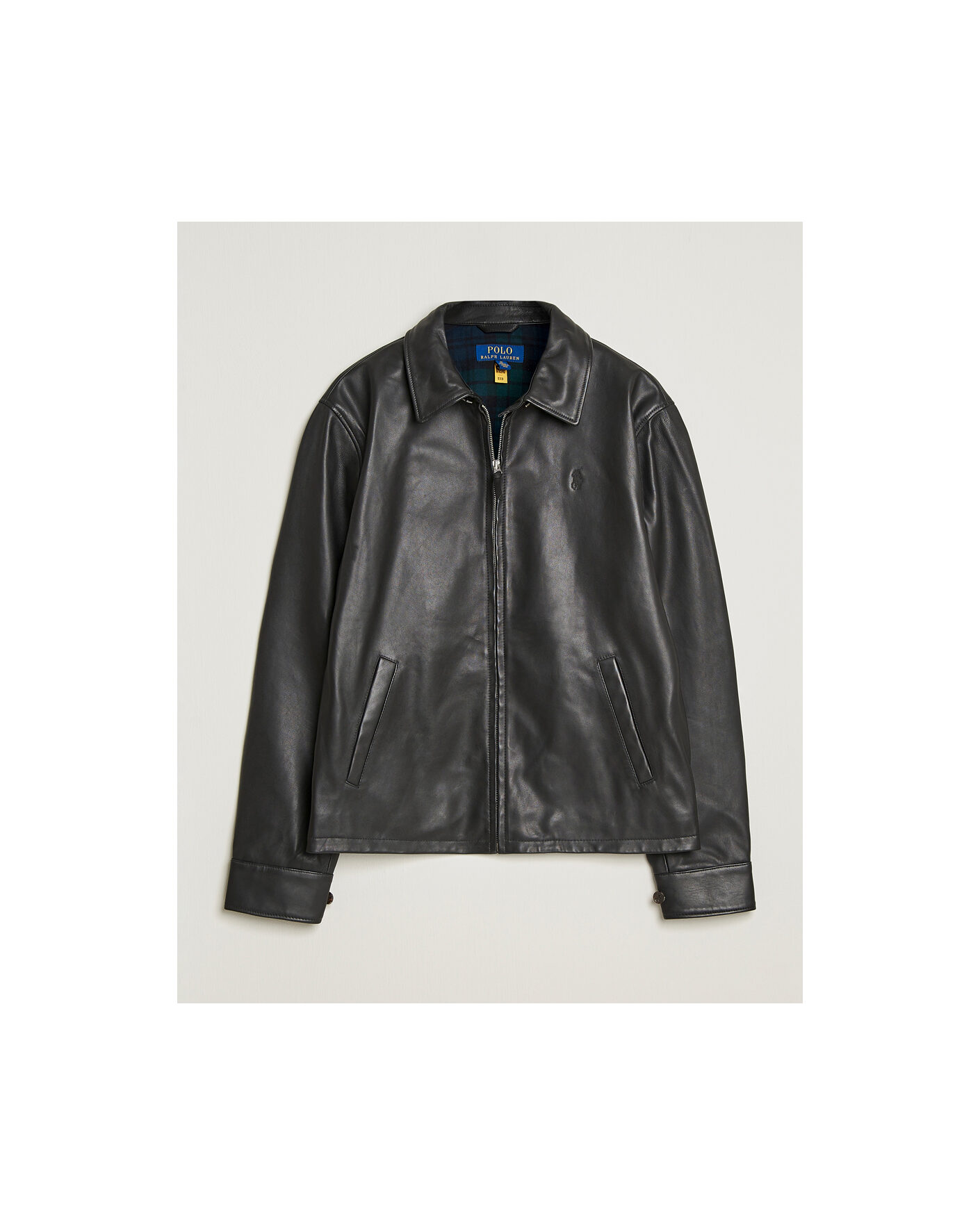 Homme | Pre-owned Manteaux Et Vestes | Pre-owned | Polo Ralph Lauren Maxwell Windbreaker Leather Jacket Polo Black L