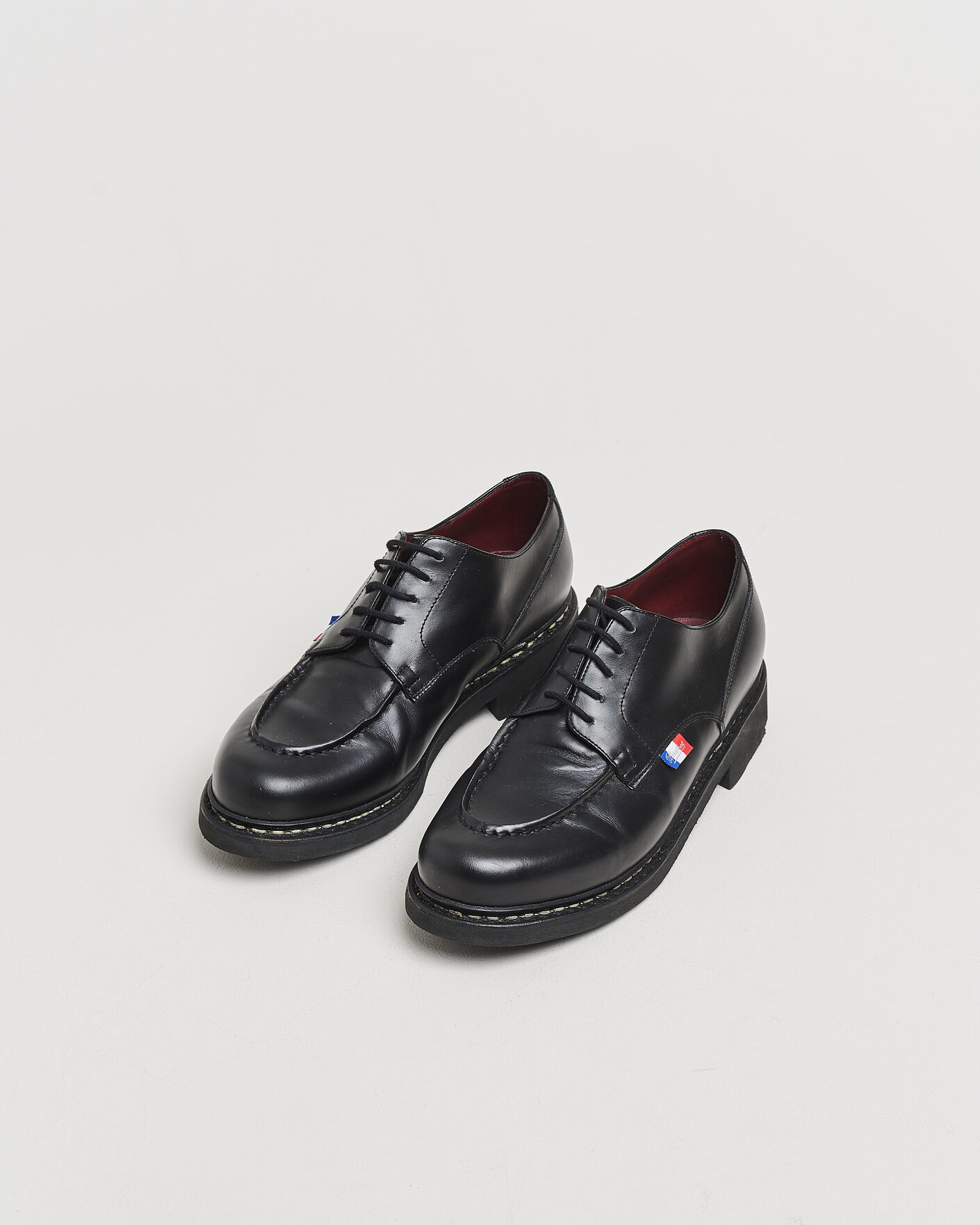 Homme | Pre-owned Chaussures cousues trépointe | Pre-owned | Paraboot Chambord Derby BBR Black UK8,5 - EU42,5
