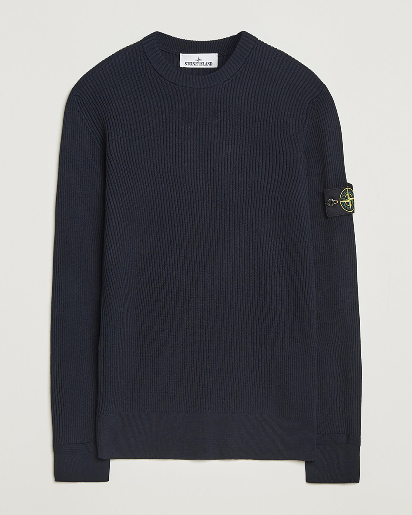 Homme | Pre-owned Pulls Et Tricots | Pre-owned | Stone Island Full Rib Crewneck Navy S