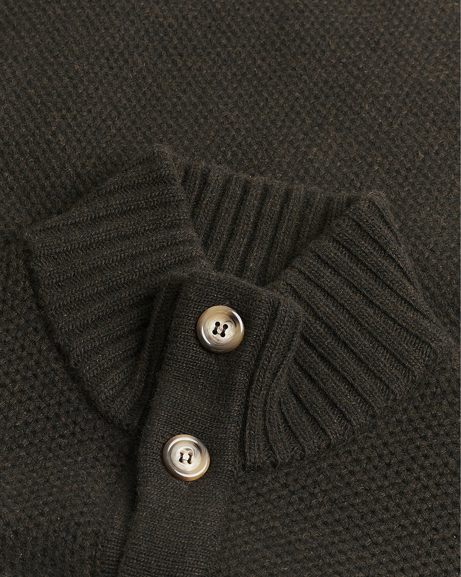 Homme | Pre-owned Pulls Et Tricots | Pre-owned | Morgano Heavy Knitted Wool/Cashmere Cardigan Dark Brown M