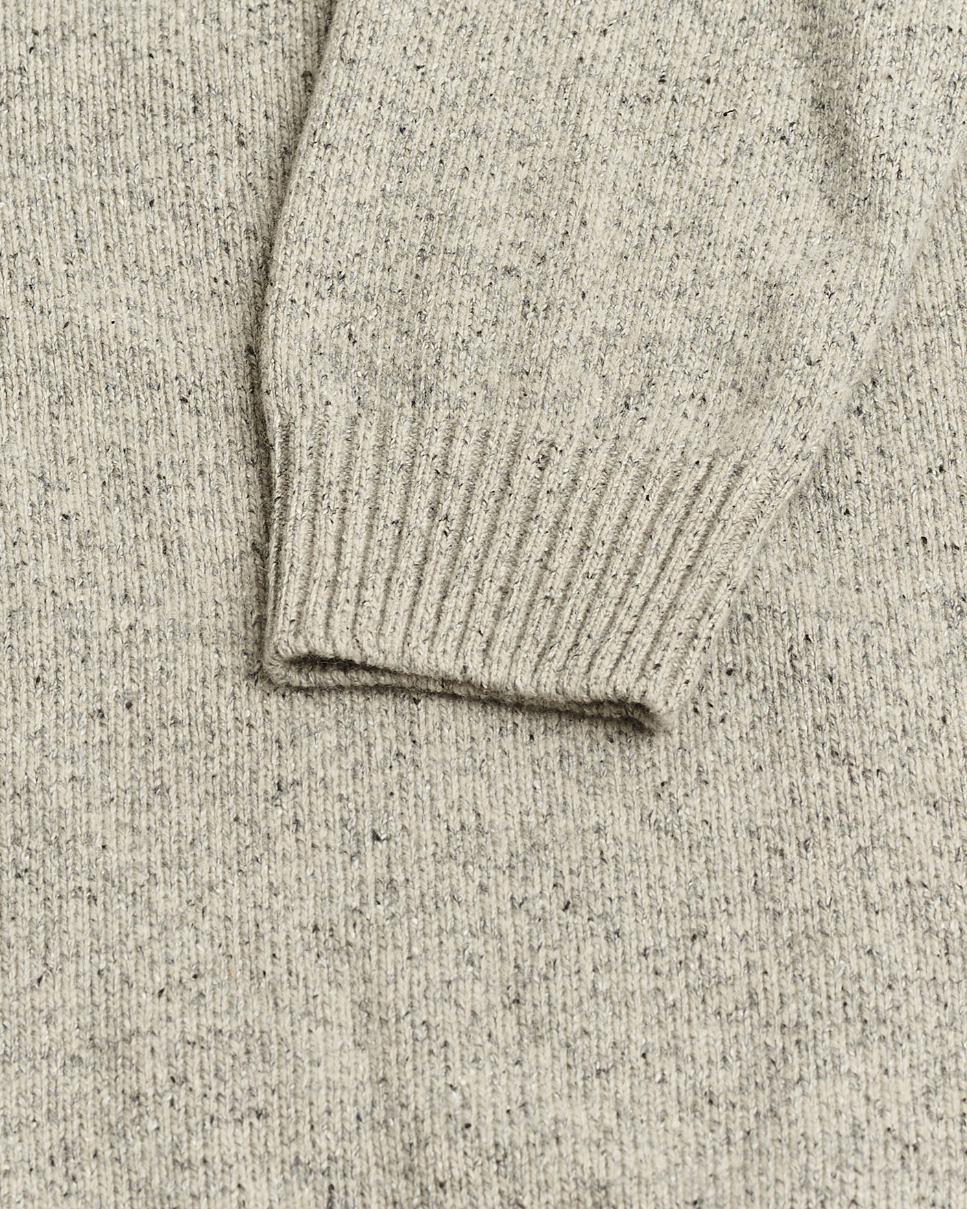 Homme | Pre-owned Pulls Et Tricots | Pre-owned | Gran Sasso Cashmere & Silk Blend Crew Neck Grey Melange 48