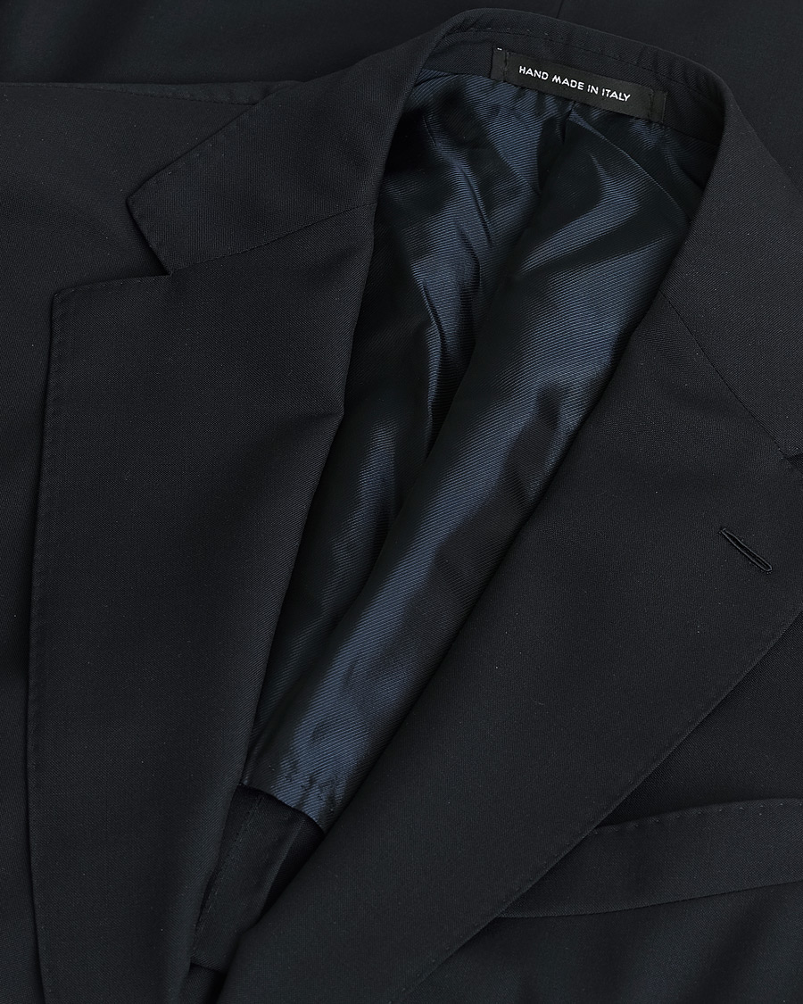 Homme | Caruso Mohair Blend Aida 3-Piece Suit Navy 50 | Pre-owned | Caruso Mohair Blend Aida 3-Piece Suit Navy 50