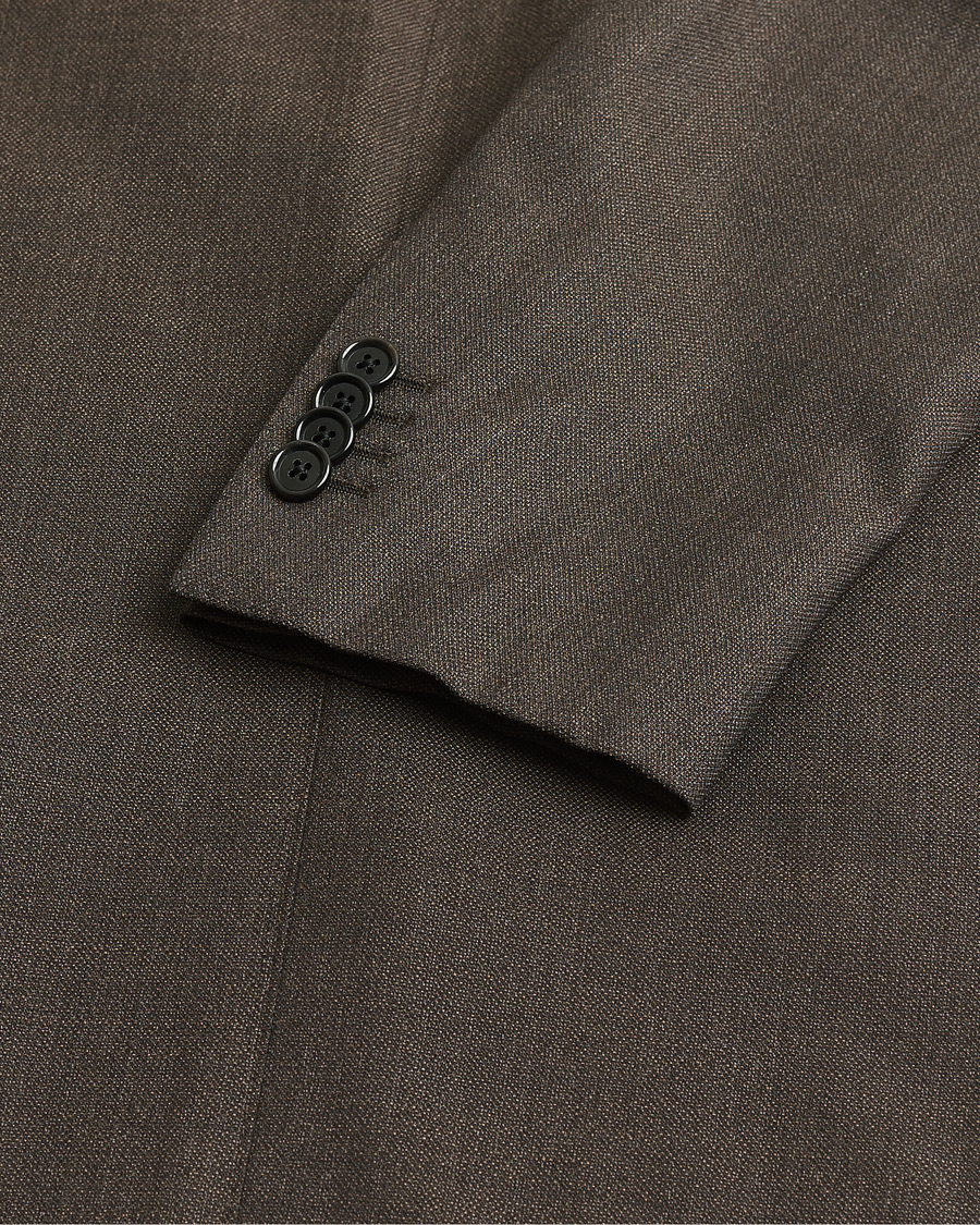 Homme | Caruso Wool & Cashmere Suit Brown 48 | Pre-owned | Caruso Wool & Cashmere Suit Brown 48