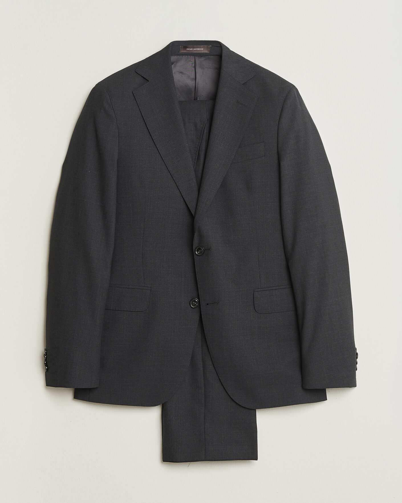 Homme | Pre-owned Costumes | Pre-owned | Oscar Jacobson Ego Wool Suit Dark Grey 46