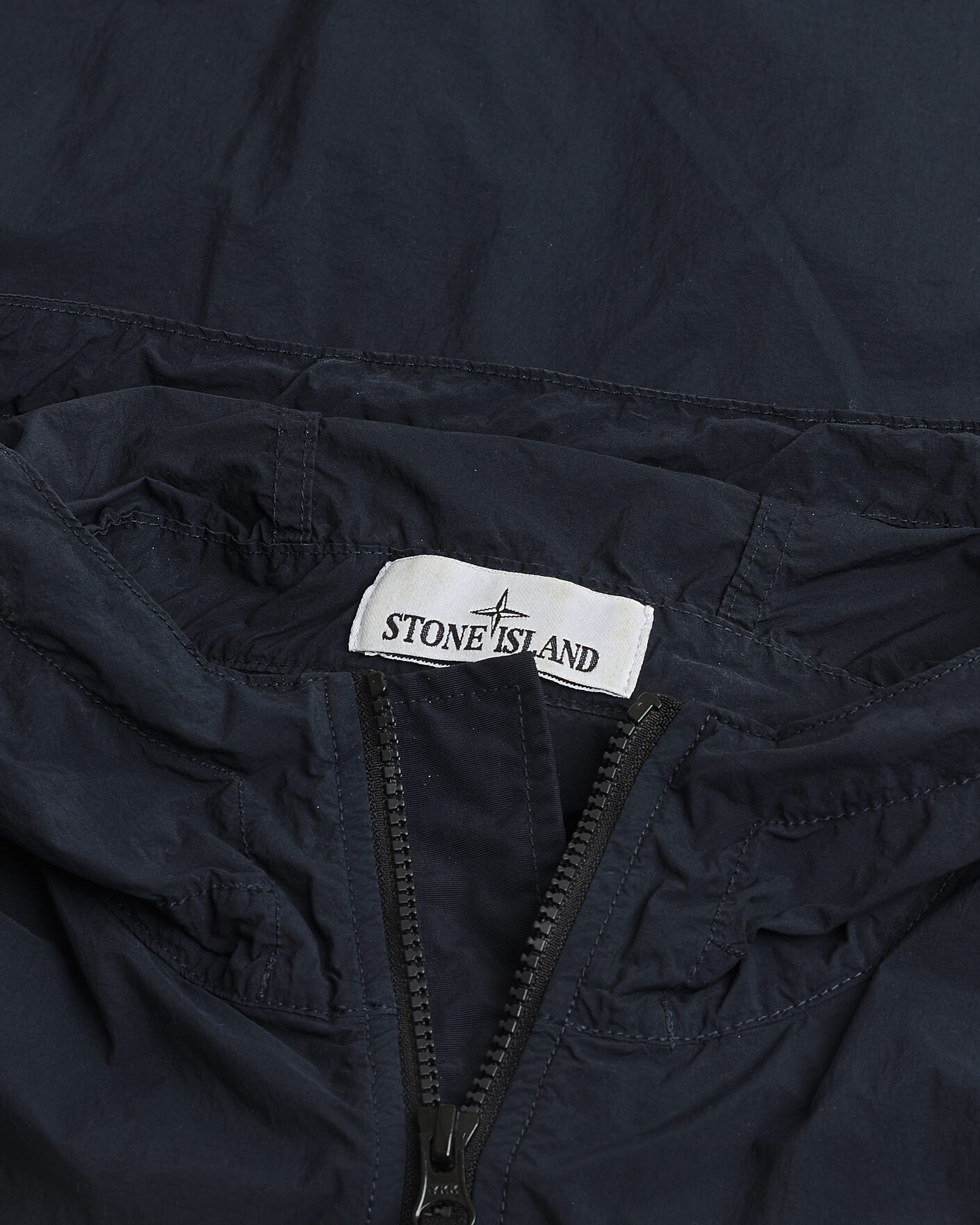 Homme | Pre-owned Manteaux Et Vestes | Pre-owned | Stone Island Nylon Smerigliato-TC Short Parka Navy M