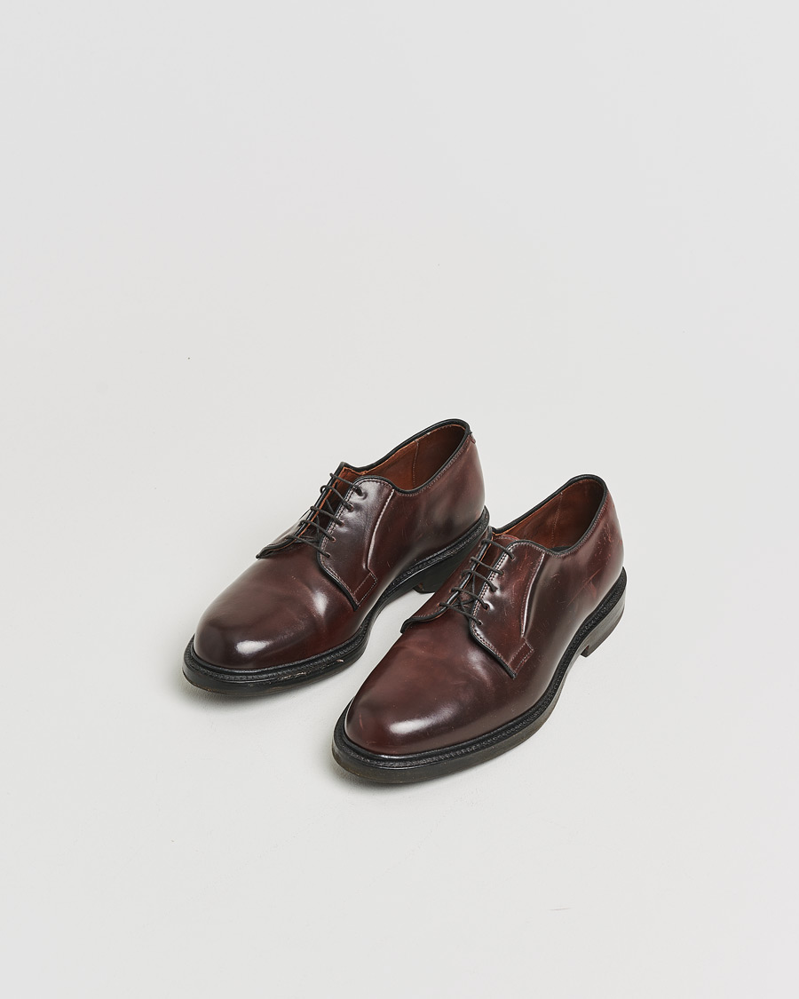 Homme | Pre-owned Chaussures cousues trépointe | Pre-owned | Allen Edmonds Leeds Shell Cordovan Derby Burgundy US8,5 - EU42