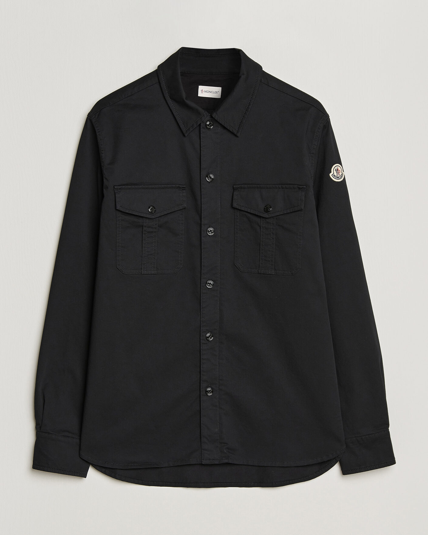 Homme | Pre-owned Chemises | Pre-owned | Moncler Double Pocket Overshirt Black L