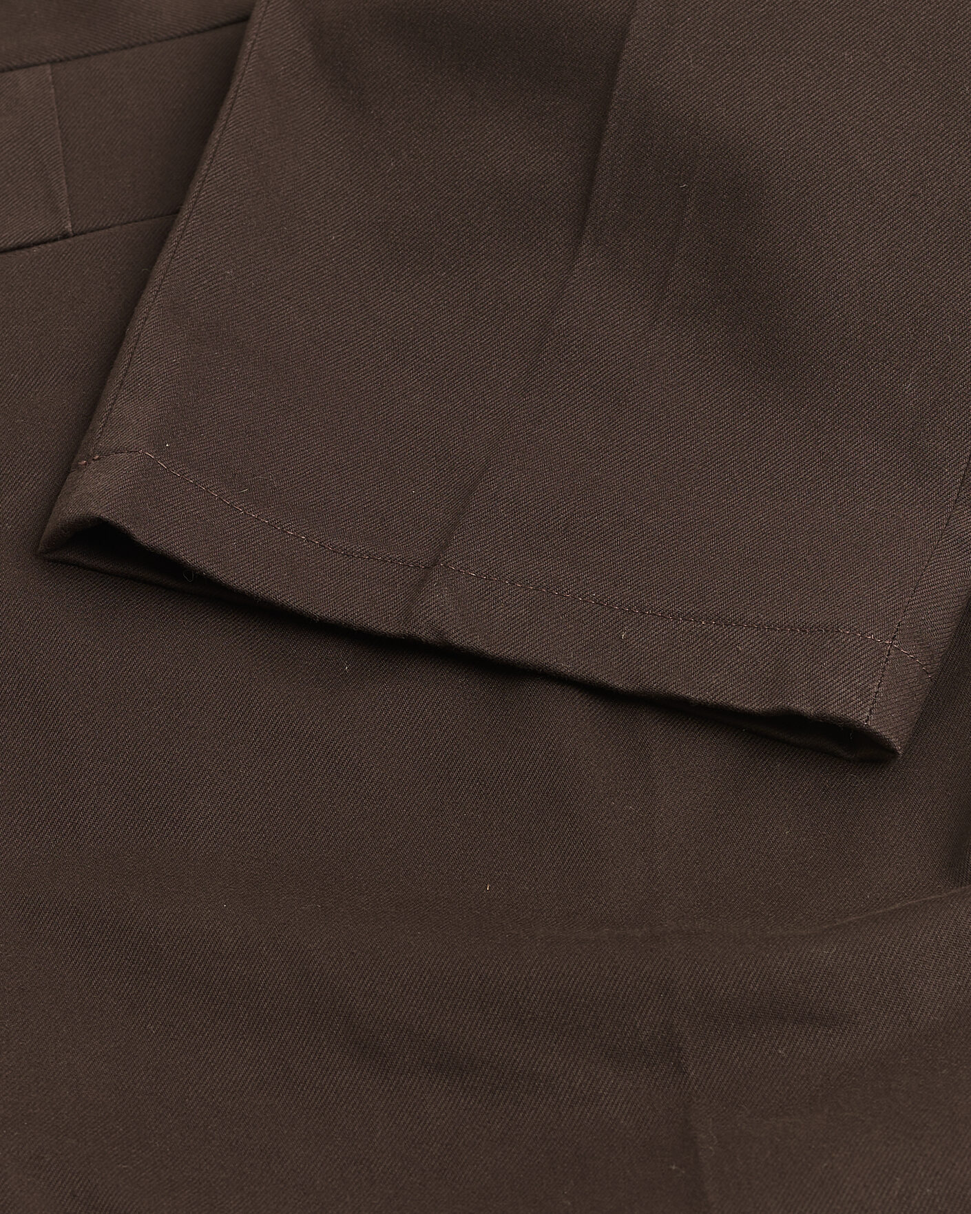 Homme | Rubato High Waist Cotton Chino Brown 52 | Pre-owned | Rubato High Waist Cotton Chino Brown 52