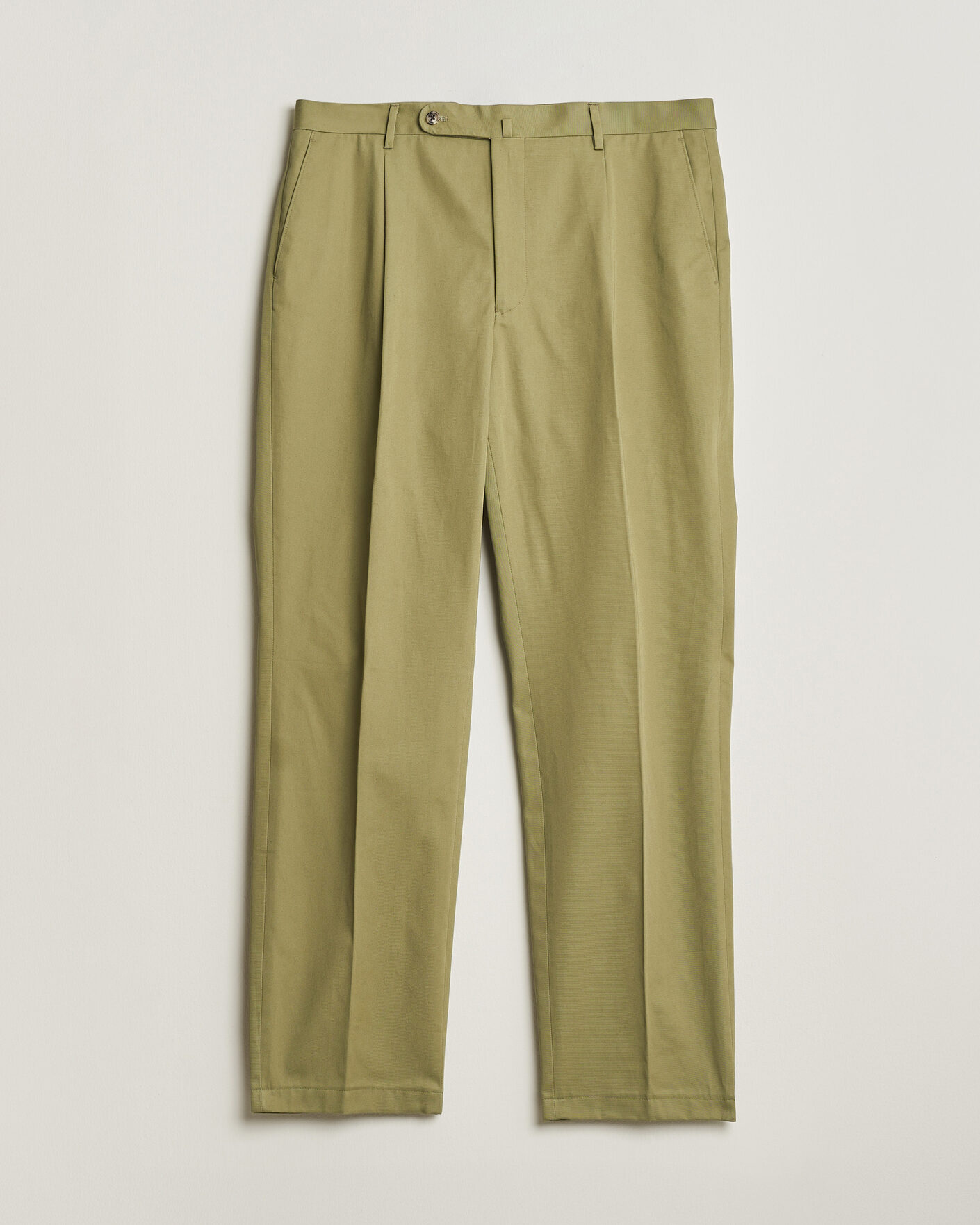 Homme | Pre-owned Pantalons | Pre-owned | Rubato High Waist Cotton Chino Green 52