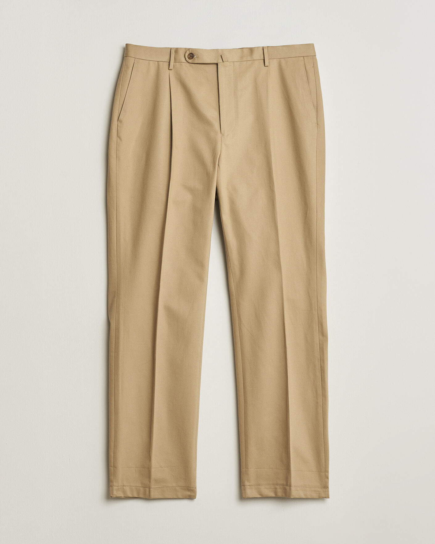 Homme | Pre-owned Pantalons | Pre-owned | Rubato High Waist Cotton Chino Beige 52