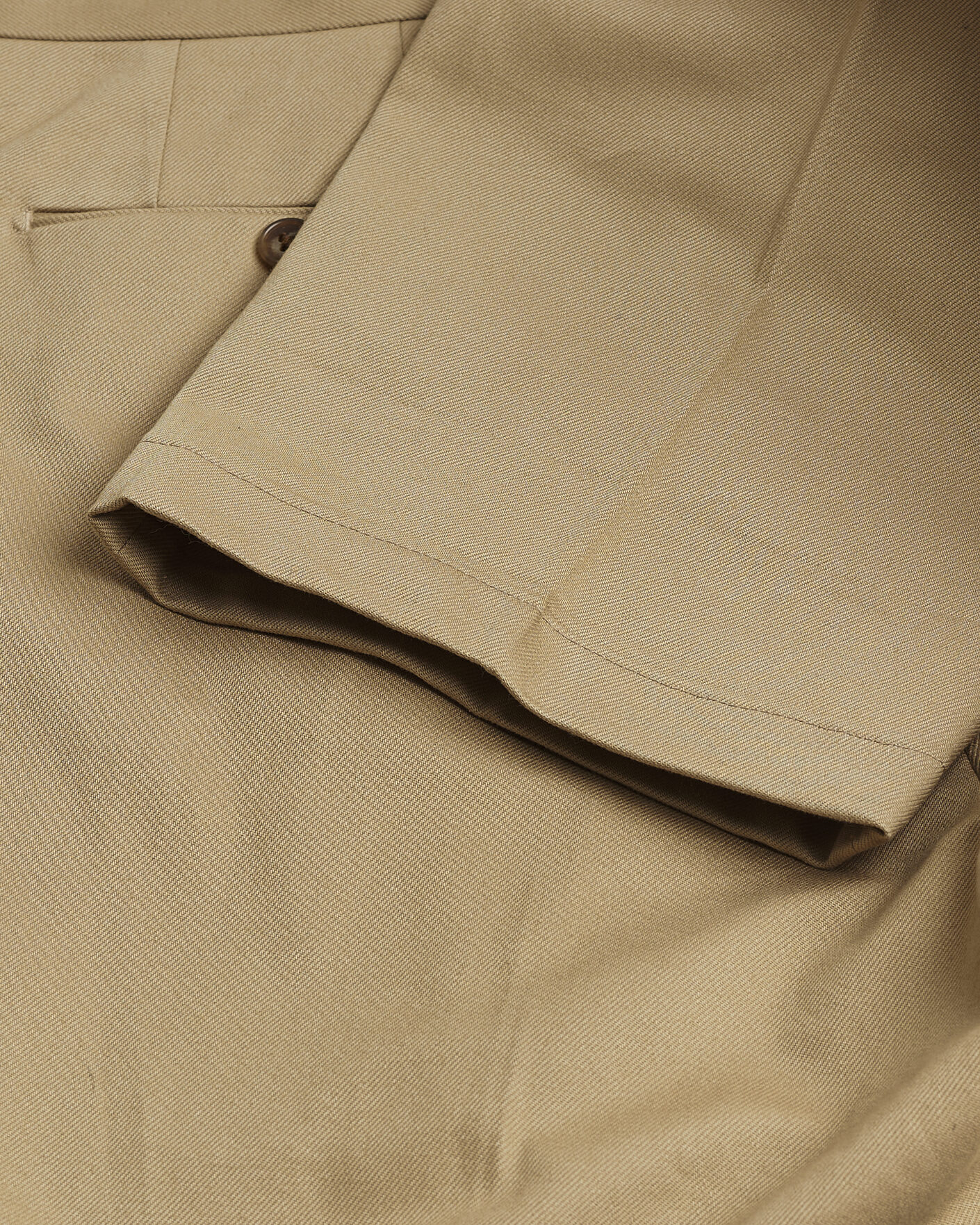 Homme | Rubato High Waist Cotton Chino Beige 52 | Pre-owned | Rubato High Waist Cotton Chino Beige 52