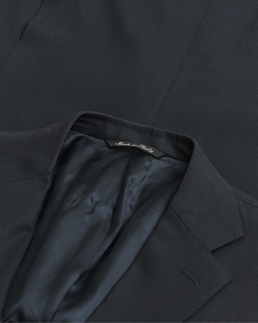 Homme | Pre-owned Blazers | Pre-owned | Canali Hopsack Wool Blazer Navy 50