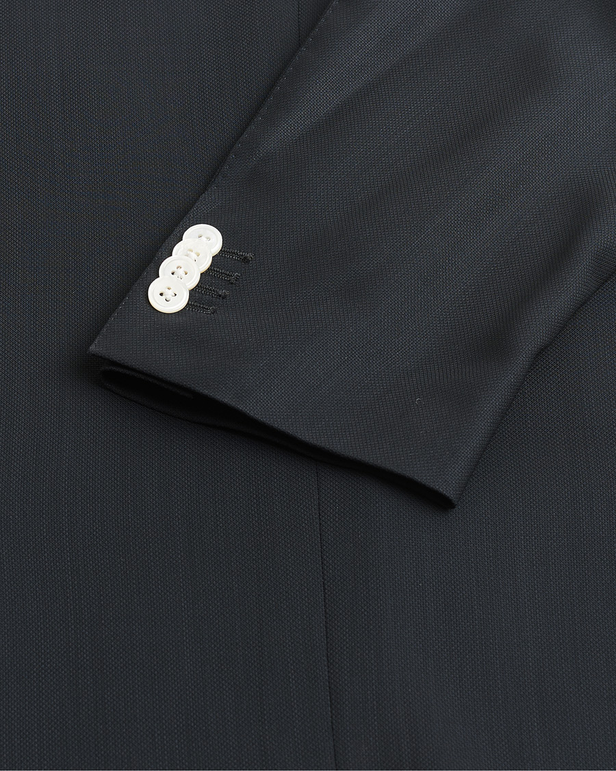 Homme | Pre-owned Blazers | Pre-owned | Canali Hopsack Wool Blazer Navy 50