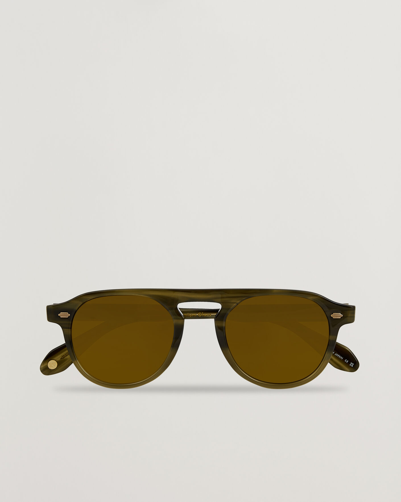 Homme | Pre-owned Accessoires | Pre-owned | Garrett Leight Harding Sunglasses Army Drift
