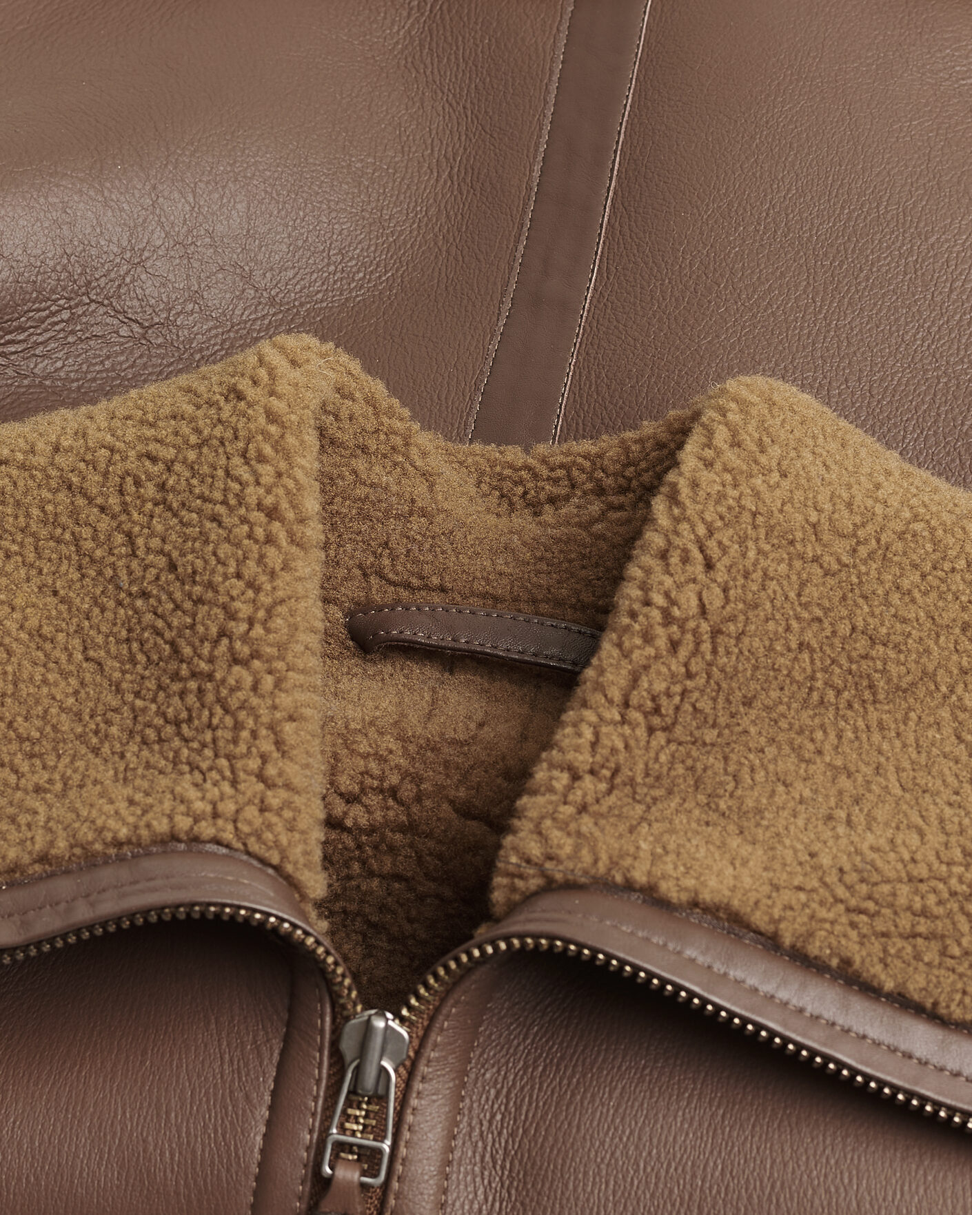 Homme | Pre-owned Manteaux Et Vestes | Pre-owned | Tiger of Sweden Dace Shearling Jacket Brown M