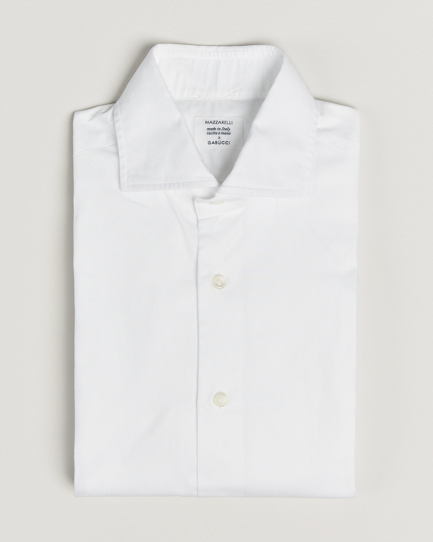 Homme | Pre-owned Chemises | Pre-owned | Mazzarelli Soft Cotton Shirt White 39 - M