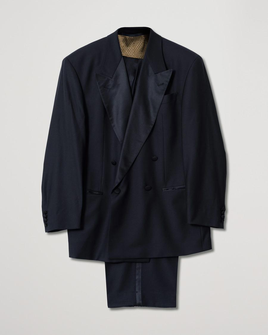 Homme | Hugo Boss Vintage Tuxedo Super 100 Wool Navy 52 | Pre-owned | Hugo Boss Vintage Tuxedo Super 100 Wool Navy 52