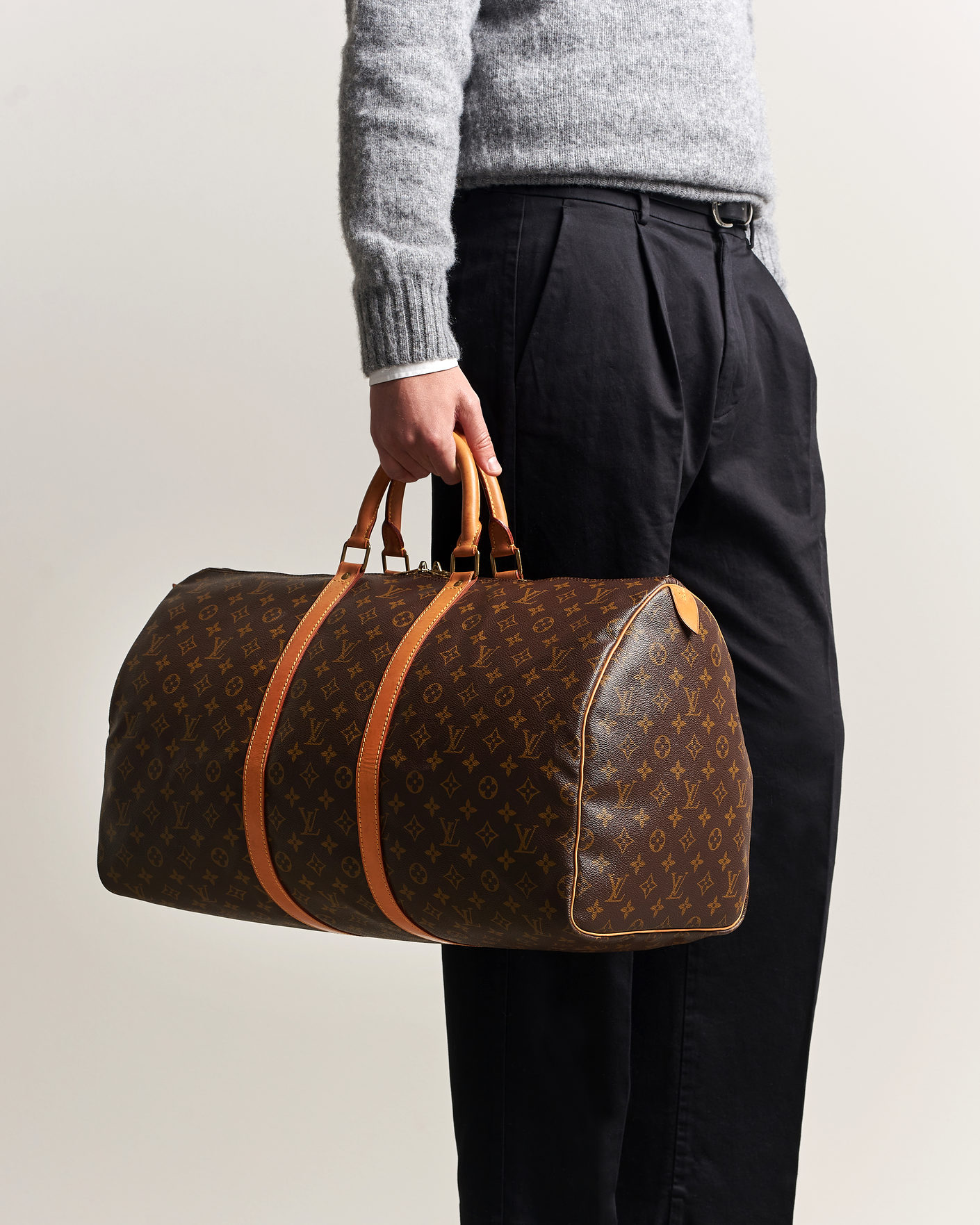Homme | Louis Vuitton Pre-Owned Keepall 55 Monogram  | Louis Vuitton Pre-Owned | Keepall 55 Monogram 