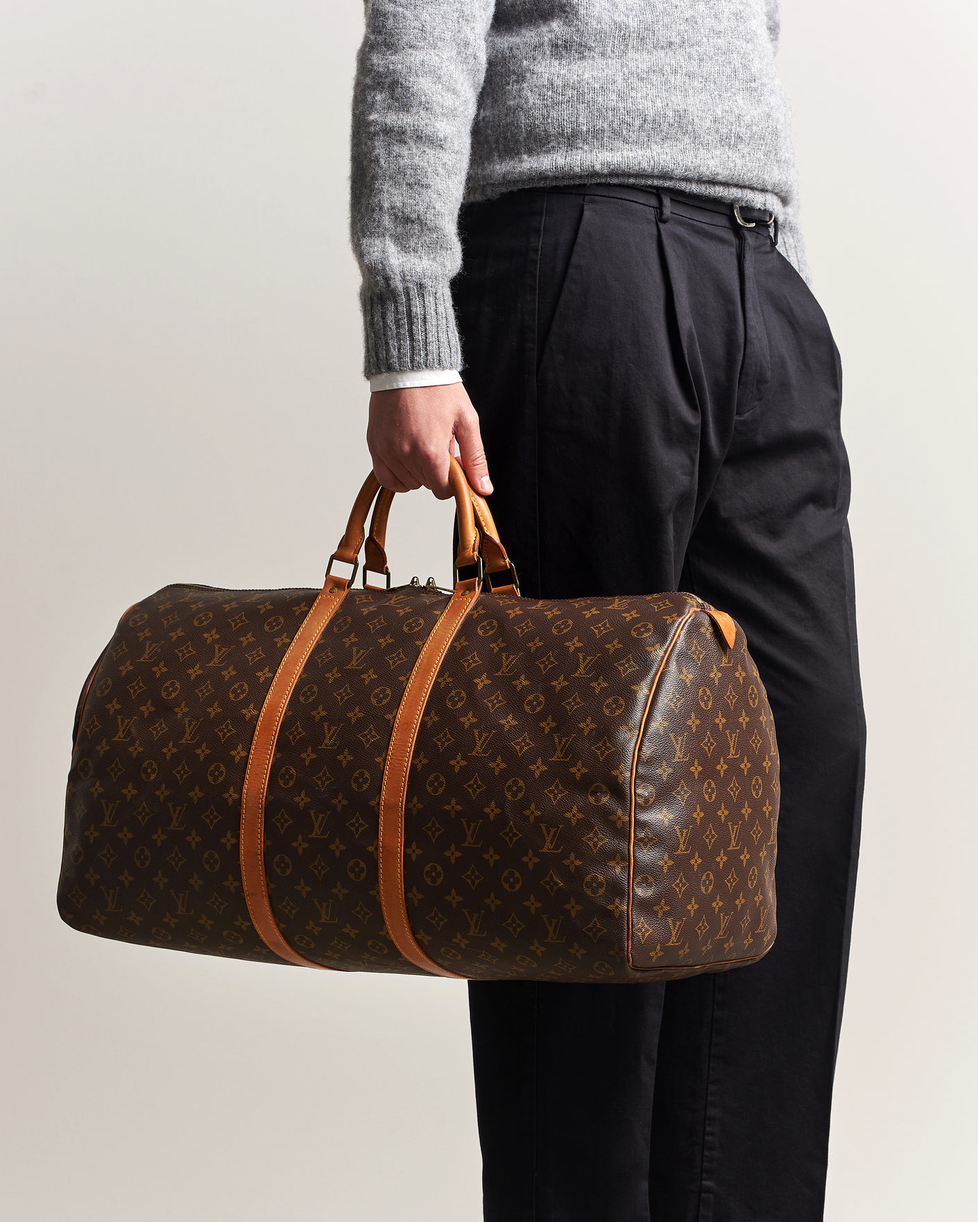 Homme | Pre-Owned & Vintage Bags | Louis Vuitton Pre-Owned | Keepall 60 Monogram