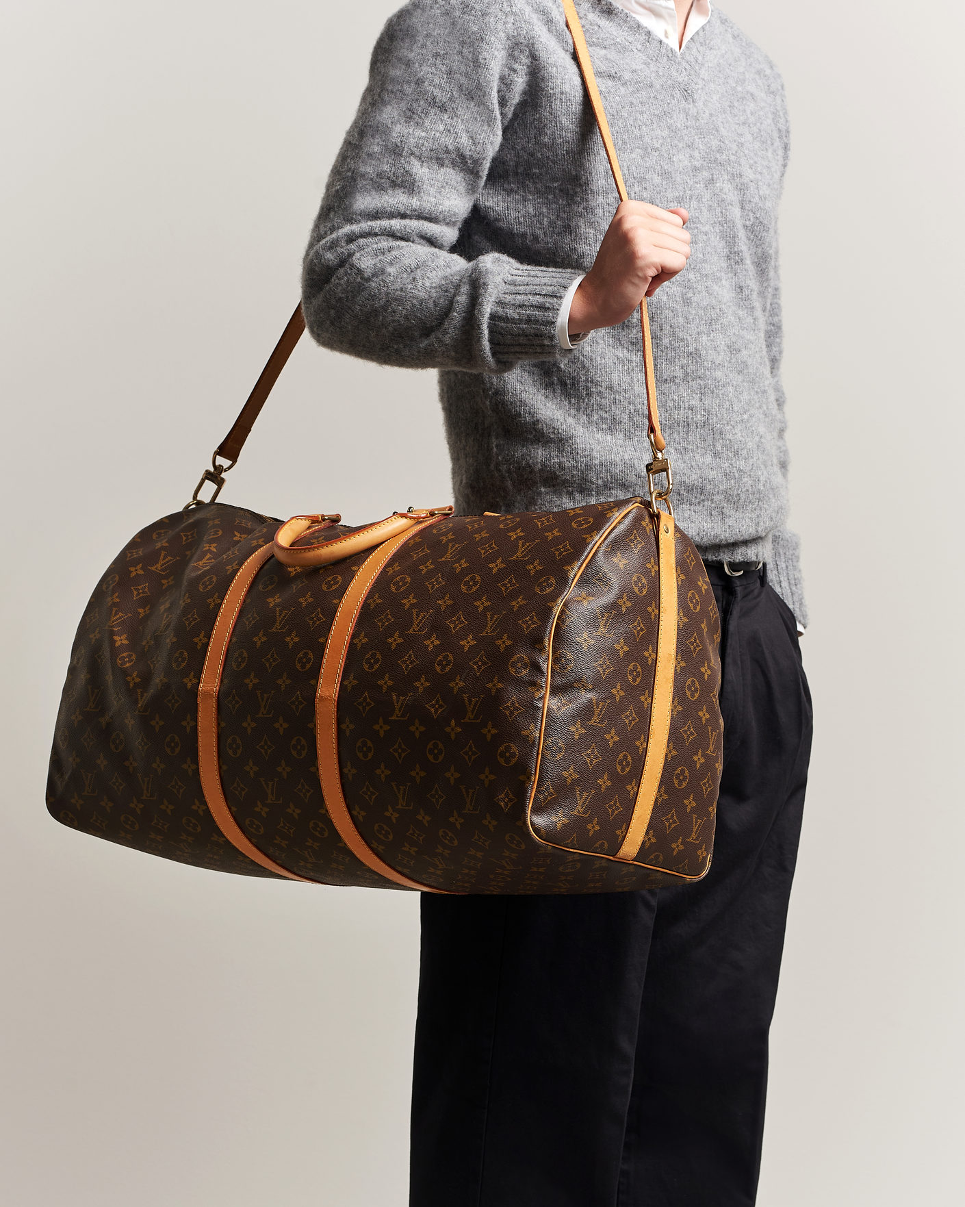 Homme | Pre-Owned & Vintage Bags | Louis Vuitton Pre-Owned | Keepall Bandouliére 60 Monogram